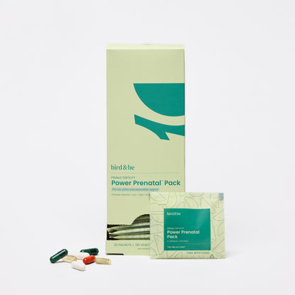 Bird&be Female Fertility Power Prenatal Pack