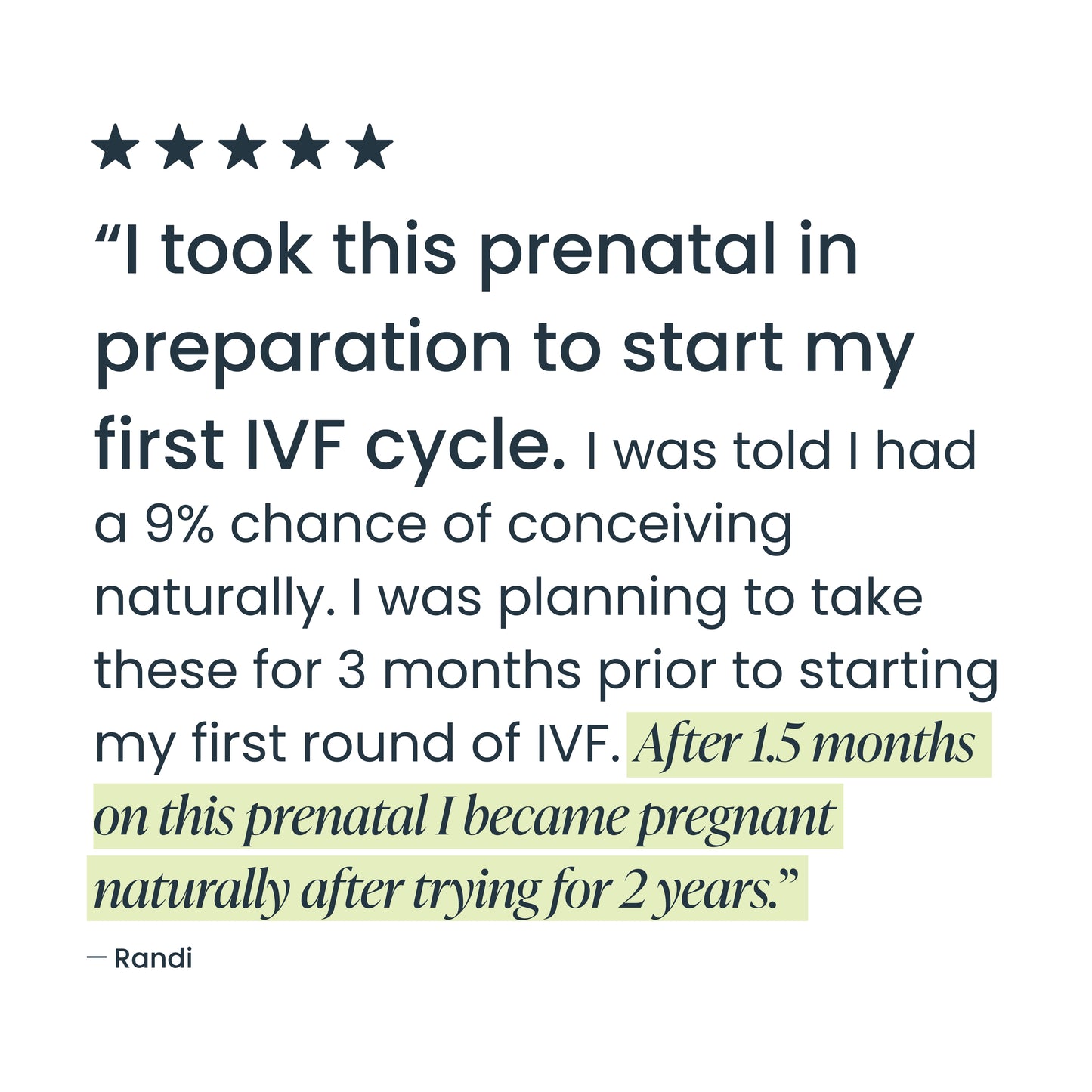 Bird&be Female Fertility Power Prenatal Pack
